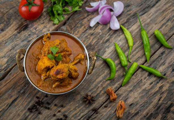 istock indian chicken curry or kadai chicken 931583386