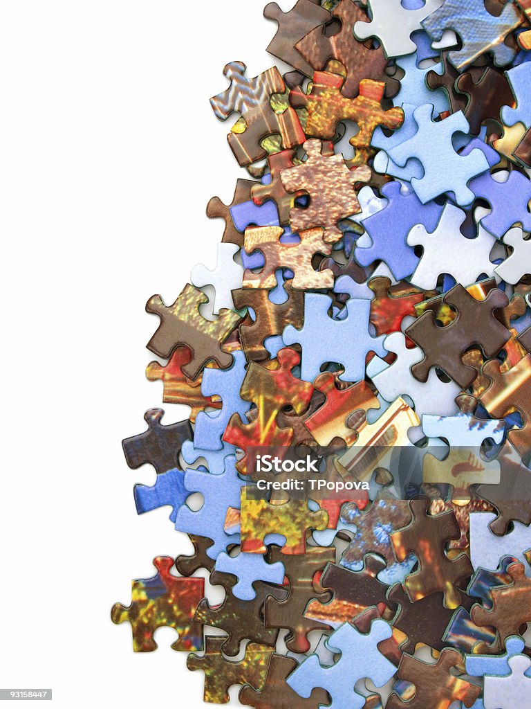 Pezzi di puzzle - Foto stock royalty-free di Abilità