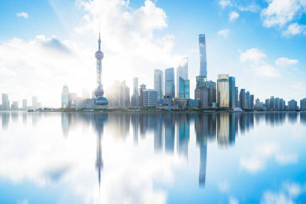 istock China,Shanghai,the bund skyline 931586088