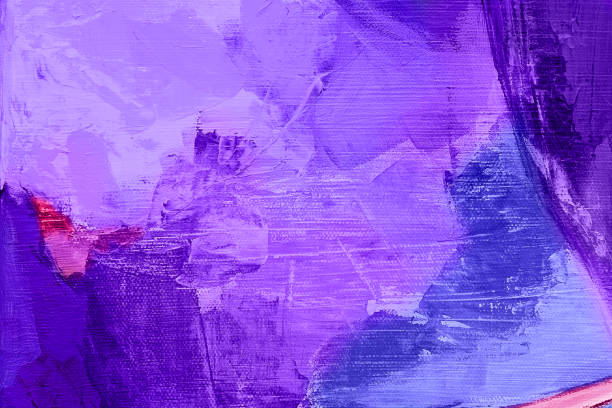 istock Abstract acrylic background with purple blue and red 931586742