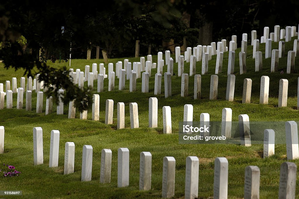 Cemitério Nacional de Arlington - Foto de stock de Cemitério Nacional de Arlington royalty-free