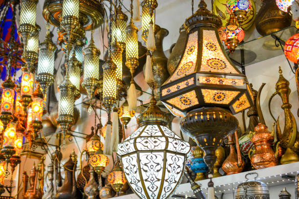 istock Mosaic Ottoman lamps from Grand Bazaar 931587464