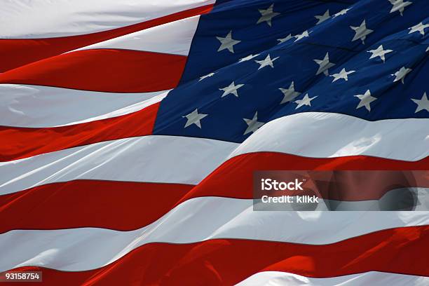 Old Glory Real Photo Of American Flag Stock Photo - Download Image Now - American Culture, American Flag, Color Image