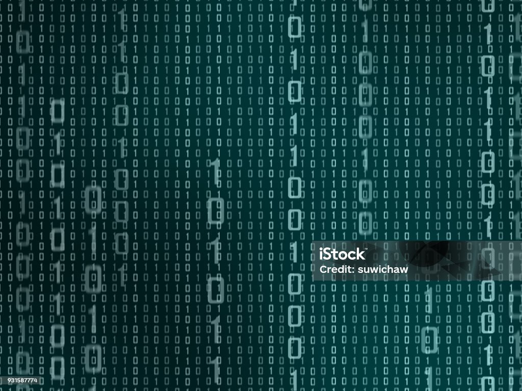 Binary Code Digital Technology Stock Photo - Download Image Now ...