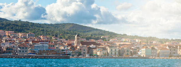 istock Vodice, Croatia view from the sea 931591528