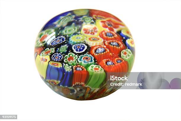 Flower Ball Paperweight Stock Photo - Download Image Now - Glass - Material, Paperweight, Blowing