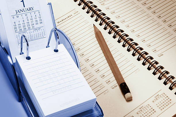 istock Composite of Calendar and Planner 93159318