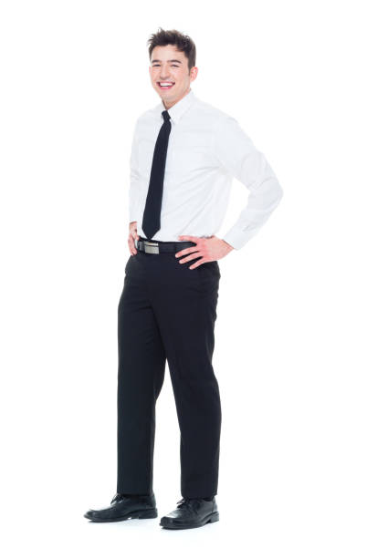 istock Handsome businessman with white shirt with hands on hips 931595282