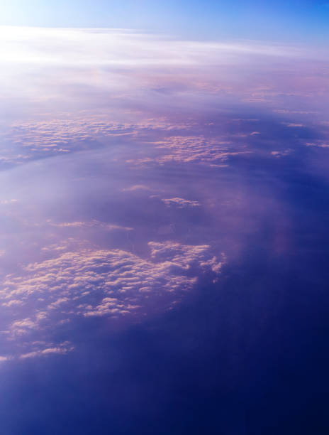 istock clouds. view from the window of an airplane flying in the clouds 931595662