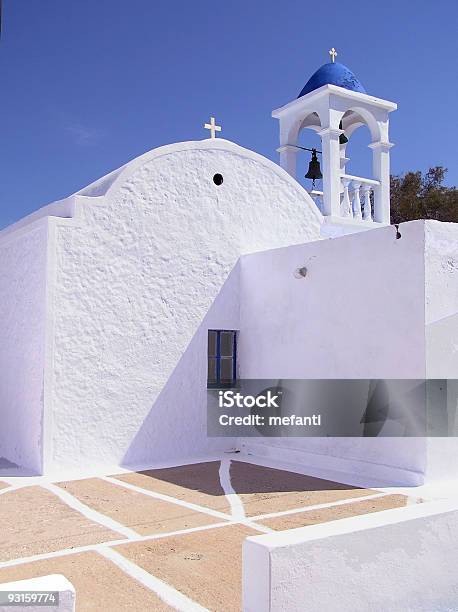 Igreja Da Grécia - Fotografias de stock e mais imagens de Alfalto - Alfalto, Arquitetura, Azul