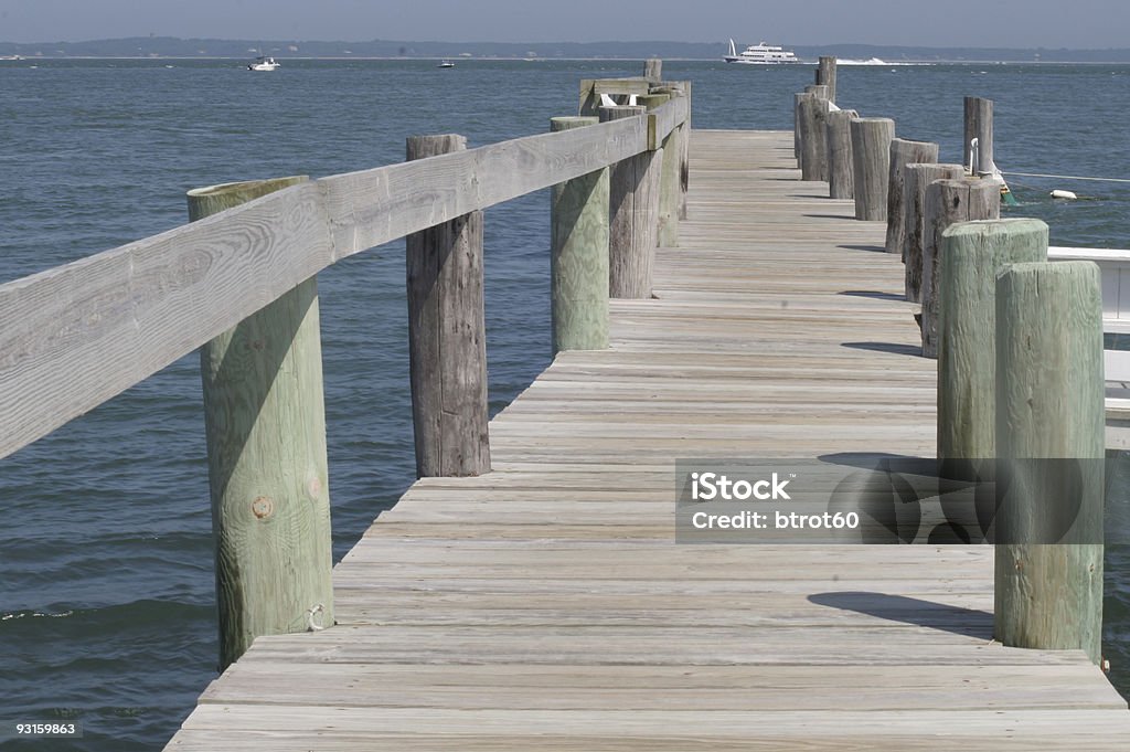 Ocean Pier  Color Image Stock Photo