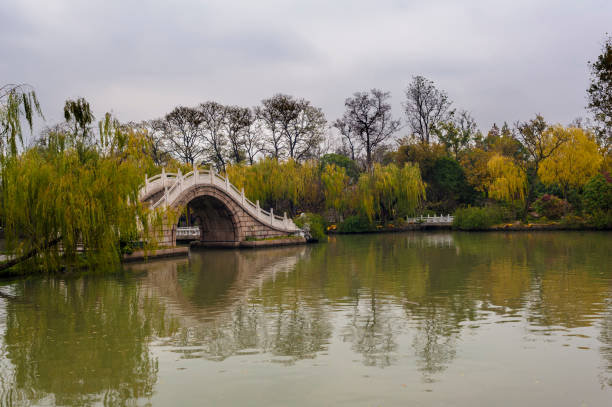 istock Arch bridge in Slender West Lake, Yangzhou 931600692