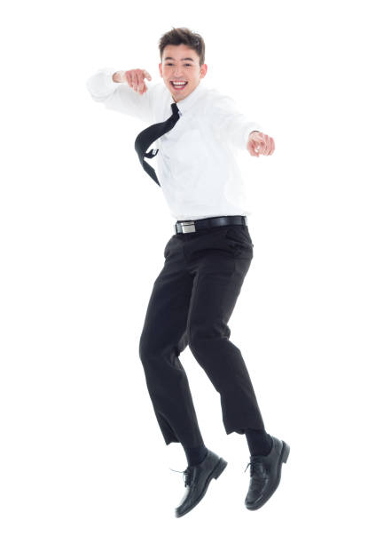istock Businessman excited and jumping 931600846