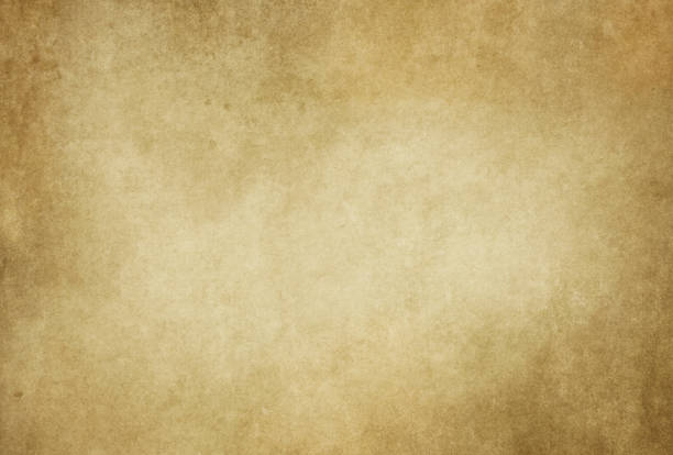 istock Yellowed grunge paper texture for background. 931601328