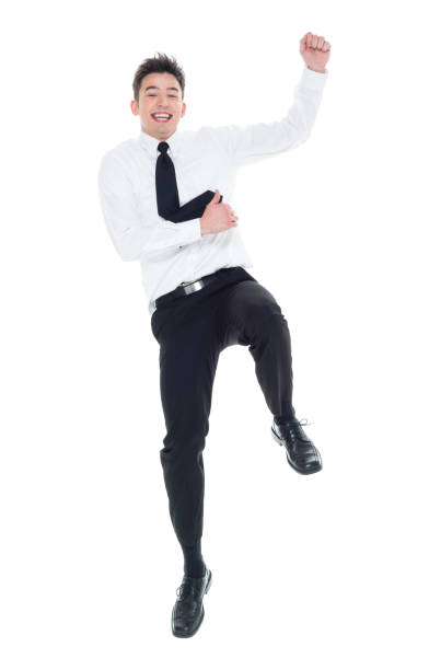 istock Businessman excited and jumping 931601392