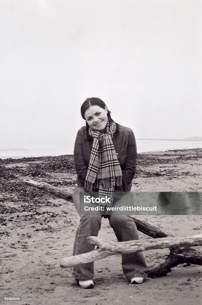 Gayle - Girl on beach two  18-19 Years Stock Photo