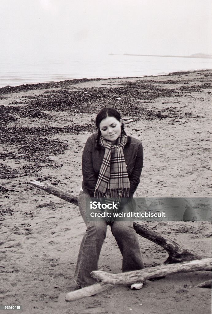 Gayle-девочка на пляже три - Стоковые фото 18-19 лет роялти-фри