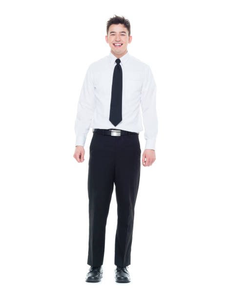 istock Businessman wearing a white shirt and black tie 931605900