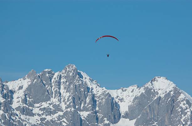 Paraglide stock photo