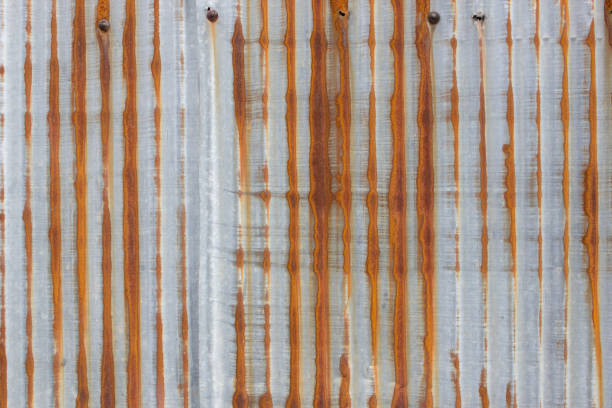 istock Old metal sheet roof texture. Pattern of old metal sheet. 931606176