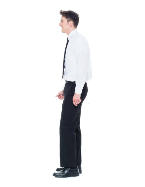 istock Businessman wearing a white shirt and black tie 931606610