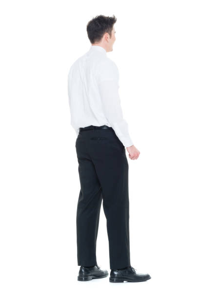 istock Businessman wearing a white shirt and black tie 931606624