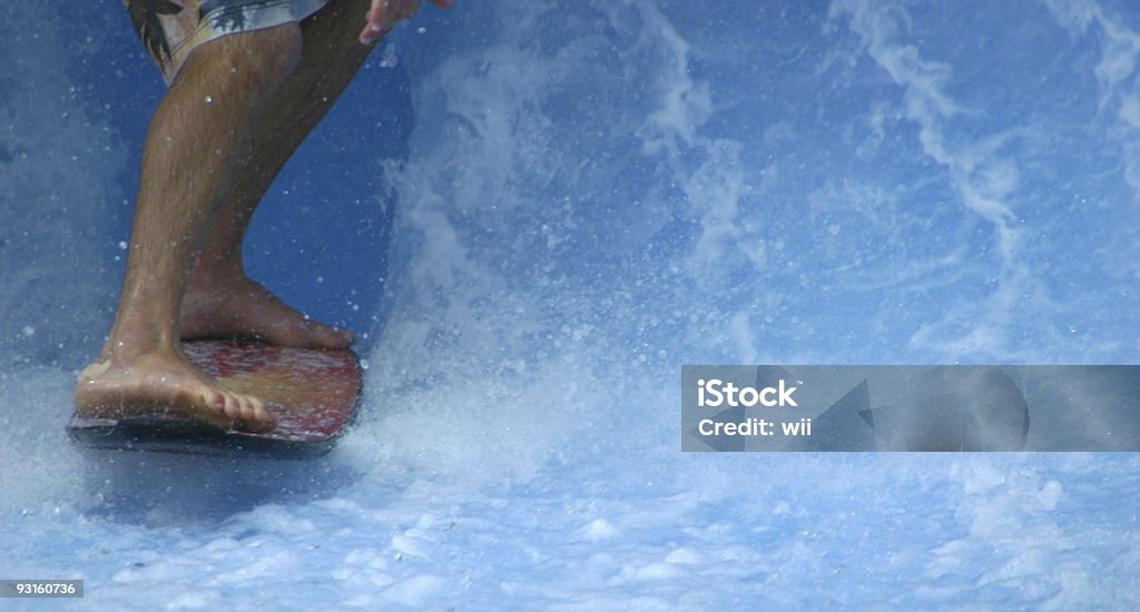 Pernas de wavepark Surfista - Royalty-free Embarcar Foto de stock