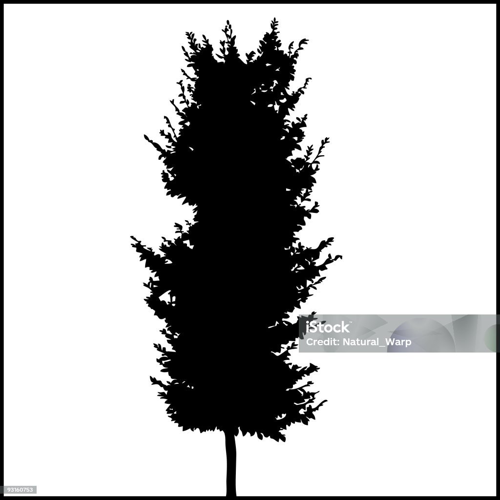 Silhouette d'arbre 03 - Illustration de Arbre libre de droits