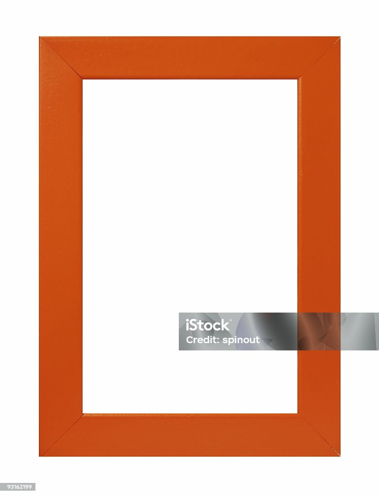 Orange frame  Art Stock Photo