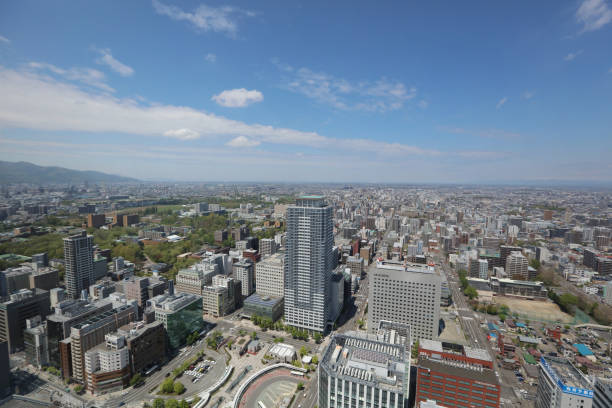 istock the Indoor Observation Deck view of  Sapporo 931624262