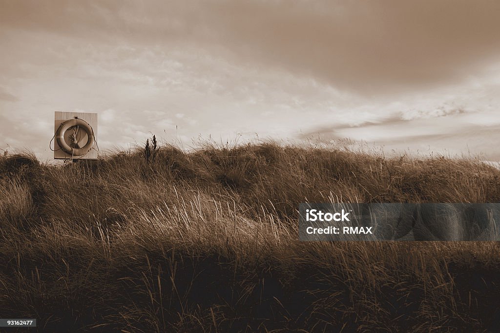 Sépia dunes - Photo de Alnwick libre de droits