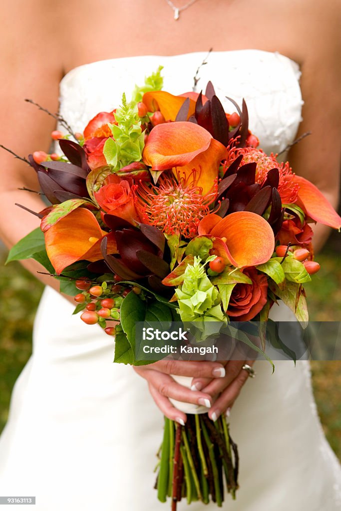 Свадебный букет (осень цвета - Стоковые фото Свадьба роялти-фри