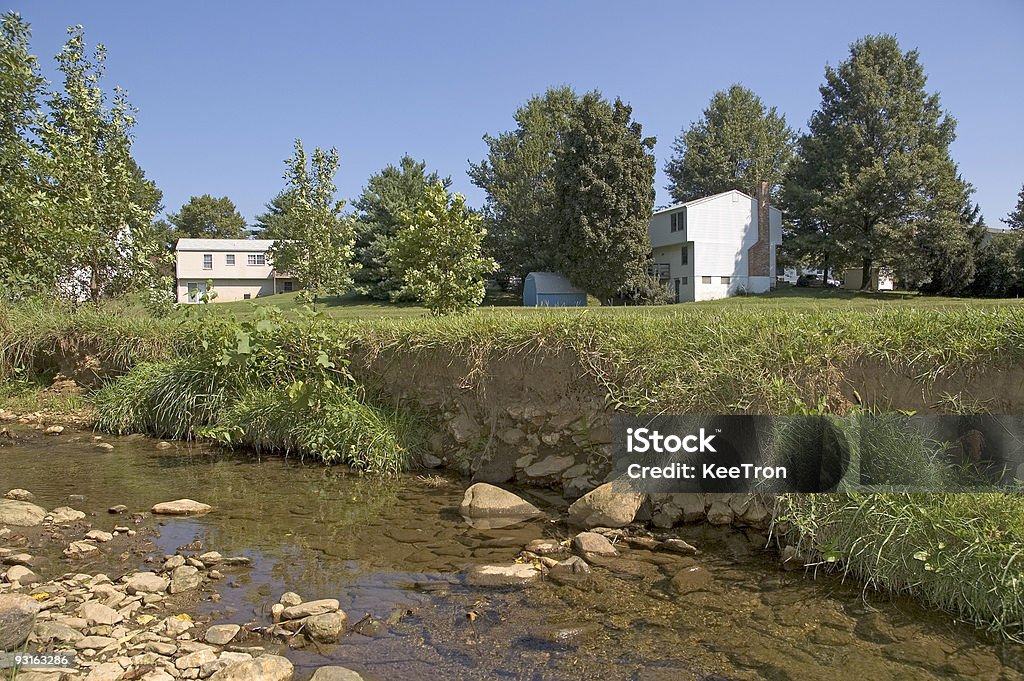 L'érosion du centre de villégiature Streamside - Photo de Boue libre de droits