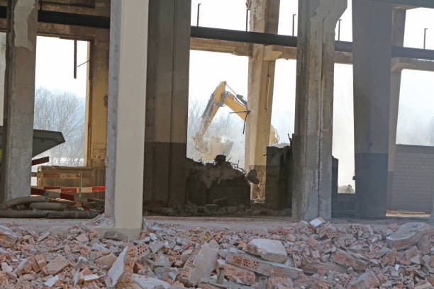 istock Demolishing The Factory 931634300