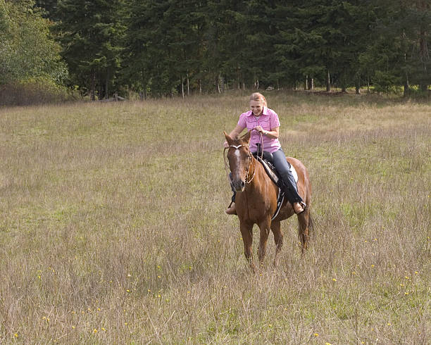 istock Girl & Horse 93163474