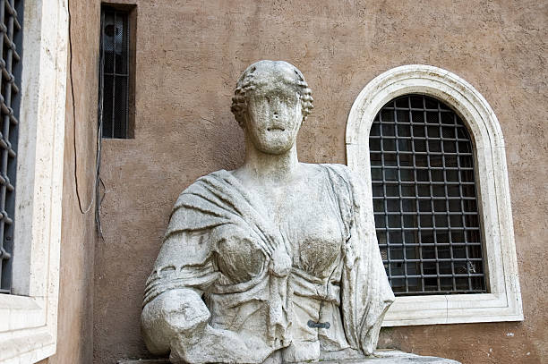 Talking Statue of Rome stock photo