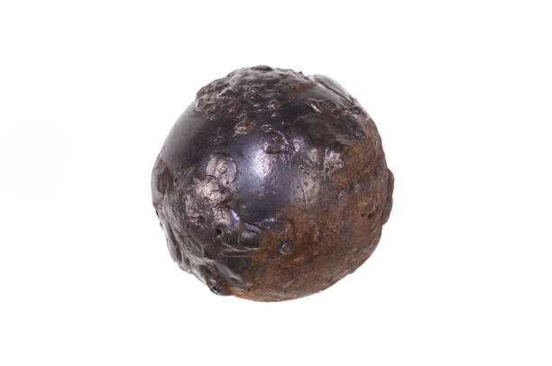 istock old metal ball on white isolated background 931637618