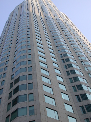 A skyscraper, downtown Los Angeles, CA