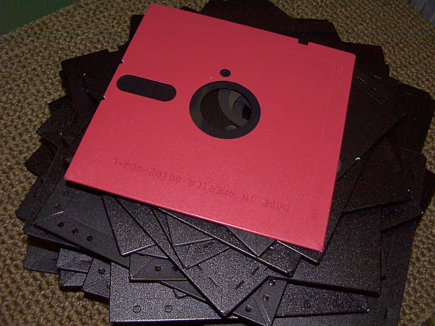 istock Pile of old Floppy disks 2 93164265