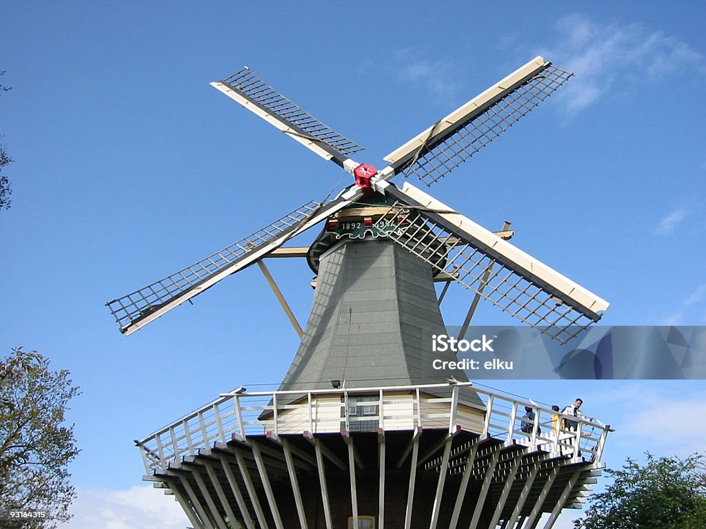 Europa, Países Bajos: Molino de viento [ ] 1 de 2 - Foto de stock de Aire libre libre de derechos
