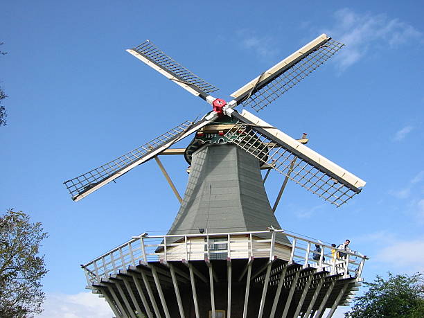 Europe, Netherlands: windmill [1 of 2] stock photo