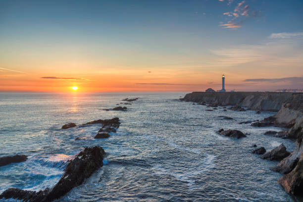 istock California coast at Sunset and Point Arena Lighthouse 931643174