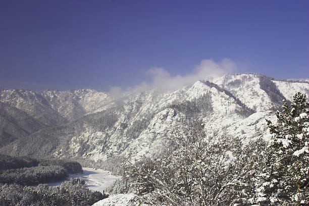 istock winter landscape with snow mountain 93164480