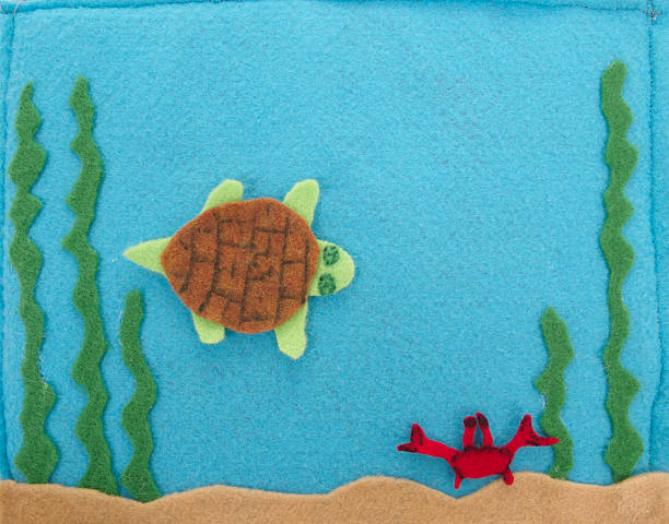 istock Sea Puppets -  Felt Storyboard 93164566