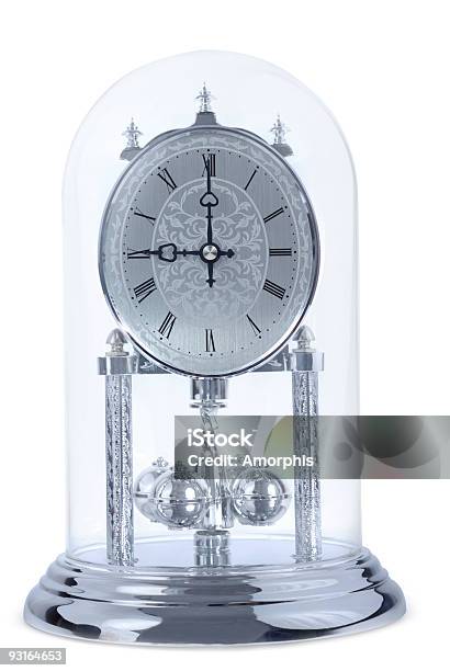 Photo libre de droit de Prix Silver Clock banque d'images et plus d'images libres de droit de Argent - Argent, Blanc, Brillant