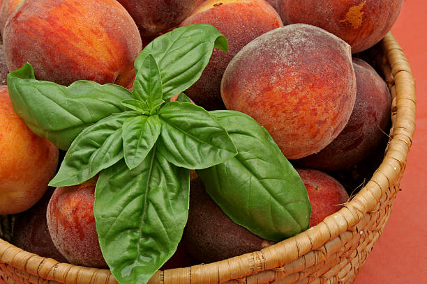 Peaches and Herb stock photo