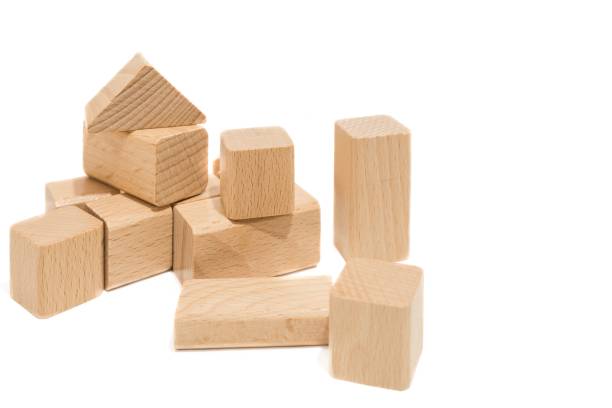 istock Stacked wooden toy blocks 931648700
