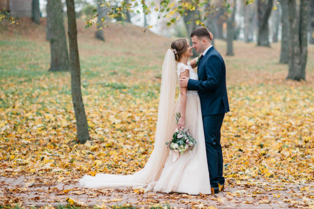 istock Groom and bride together. Wedding couple. 931649512