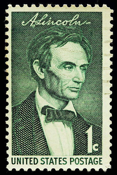 istock Vintage postage stamp with Abraham Lincoln 93164983
