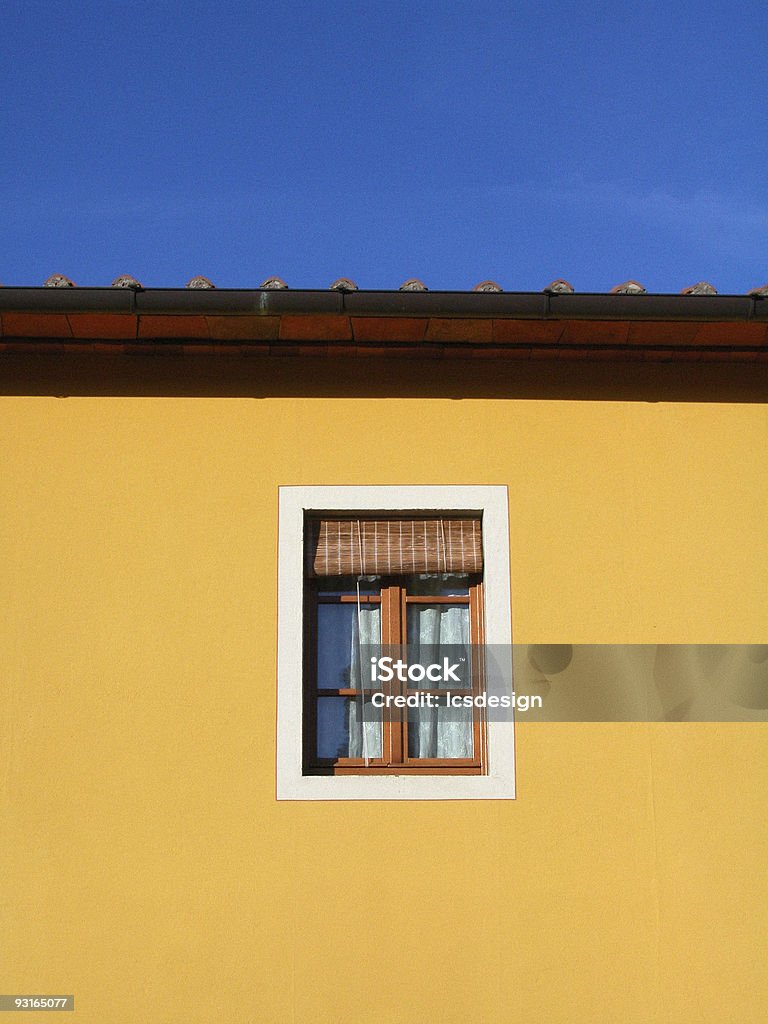 Yellow Window  Balance Stock Photo